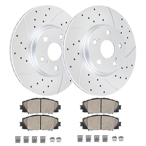 Acinoparts Front Brake Kit for 2009-2019 Toyota Corolla 2009-2014 Matrix - size: HMBK21702