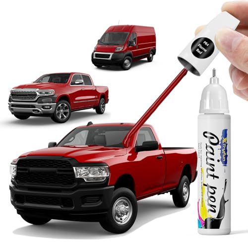 PR4 Flame Red Touch Up Paint Compatible with Dodge - color: PR4 Flame Red