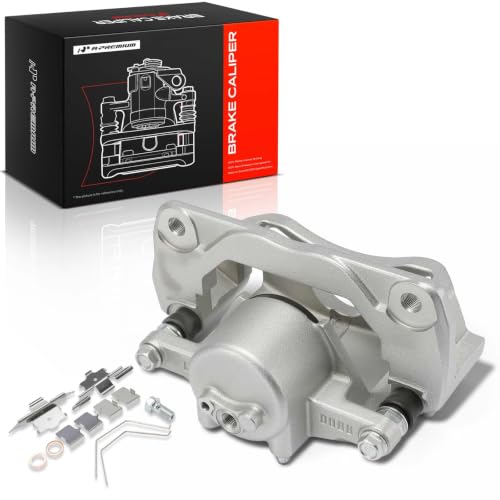 A-Premium Front Left Disc Brake Caliper with Bracket - style: Front Driver Side