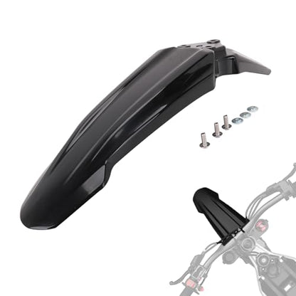 JFG RACING Electric Dirt Bike Front Fender for Surron Light Bee X/X160/X260 - color: black-1