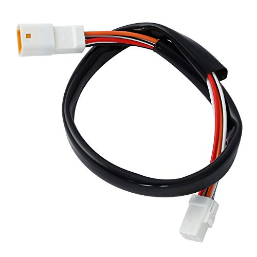 TCT-MOTORPARTS 14" Electronic Throttle Handlebar Wire Extension Fit For Harley Touring Street Electra Road Glide Ultra Limited Freewheeler 2017-2023 - size: 14" Handlebar Wire Extension