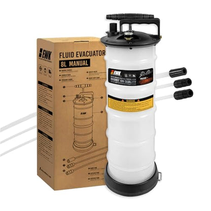 EWK 8L Heavy Duty Manual Oil Extractor Change Pump - size: 8L (With Reinforced Tank)