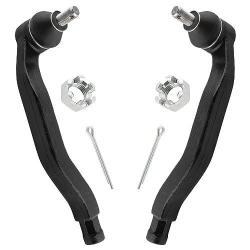 BOXI (Set of 4) 2x Front Inner Tie Rod Ends + 2x Front Outer Tie Rod Ends Suspension Kit Fit for Honda Prelude 1992 1993 1994 1995 1996 Coupe Models | Replace ES80680 ES80679 EV800296