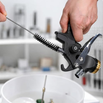 GATTLELIC HVLP Spray Gun Kit with 10pcs 600cc Mixing Cup and Lids (Clean Kit) - color: Clean Kit