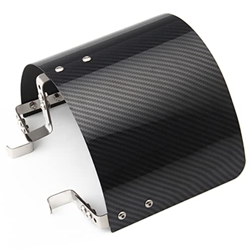 Protective Air Intake Heat Shield Wrap Heat-Insulation Air Filter Cover - size: Carbon Fiber