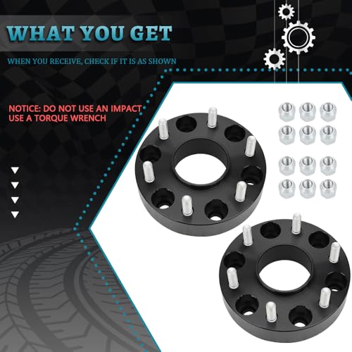 IRONTEK 1.5" Wheel Spacers 6x139.7mm Forged Spacers with 77.8mm Hub Bore M12x1.25 Studs Fit for Nissan 2005-2015 Armada/ 2004-2020 Titan, for Infiniti 2004-2010 QX56 6x5.5in to 6x5.5in 2PCS - size: 1.5"|6x5.5|2PCS