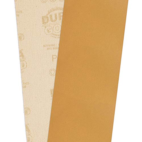 Dura-Gold Premium - 400 Grit Gold - Hook & Loop Backing Longboard Continuous Sandpaper Roll, 2-3/4" Wide, 12 Yards Long - For Automotive & Woodworking Air File Long Board Sanders, Hand Sanding Blocks - size: 400-Grit