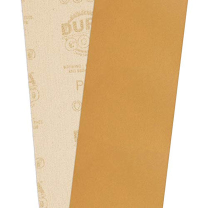 Dura-Gold Premium - 400 Grit Gold - Hook & Loop Backing Longboard Continuous Sandpaper Roll, 2-3/4" Wide, 12 Yards Long - For Automotive & Woodworking Air File Long Board Sanders, Hand Sanding Blocks - size: 400-Grit