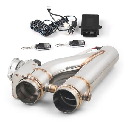 Universal 2.5 Inch Stainless Steel Exhaust Pipe Kit