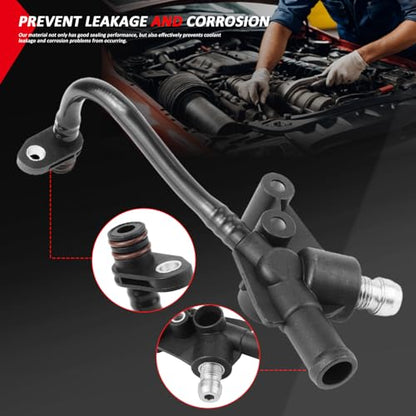 2782000100 3-Piece Turbo Coolant Line Kit for Mercedes-Benz - size: 3PCS Coolant Hose