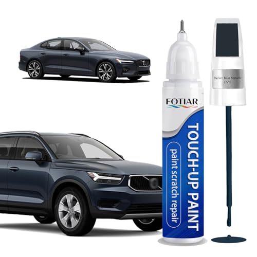 Touch Up Paint for Volvo Denim Blue Metallic 723 Paint Code Scratch Repair - color: Denim Blue Metallic (723)