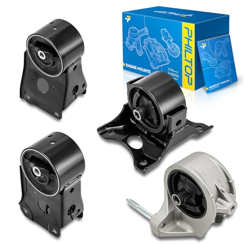 PHILTOP Set of 4 Engine Mounts Fit for 2000-2001 Infiniti I30 - size: for Infiniti I30 2000-2001