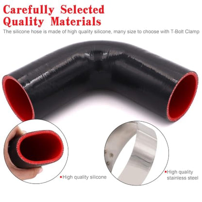 90 Degree Elbow Coupler Silicone Hose 4-Ply ID 2-inch(51mm) - size: 2 Inch