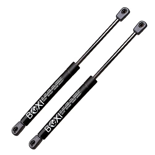 Qty(2) BOXI 6914 Universal Lift Supports Struts Shocks Extended Length: 7.50 Inches, Compressed Length: 5.5 Inches, Force: 82 Lbs, 10mm Ball Socket Struts 6914