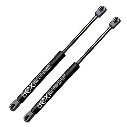 Qty(2) BOXI 6914 Universal Lift Supports Struts Shocks Extended Length: 7.50 Inches, Compressed Length: 5.5 Inches, Force: 82 Lbs, 10mm Ball Socket Struts 6914