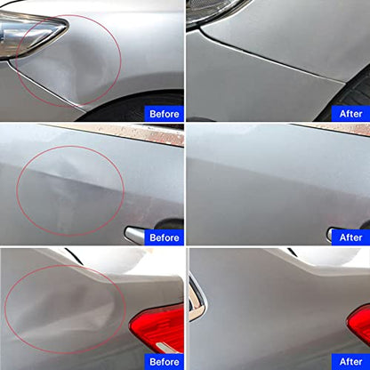 Dent Puller Remover Kit, Professional Car Paintless Dent Removal Kit Tools, 2 in 1 T-Bar,Adjustable Dent Lifter, Bridge Puller Slide Hammer Hail Dent Suction Puller for Auto Body SUV Damage DIY Repair