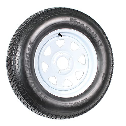 eCustomrim 2-Pack Trailer Tire Rim Assembly 205/75D15 SPECIAL BOLT PATTERN