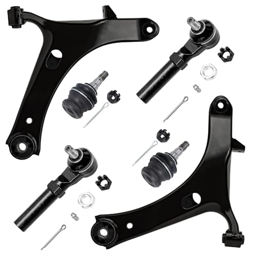 Detroit Axle - 6pc Front End Control Arms Kit for 05-09 Subaru Outback - size: 6CS48105/6PC