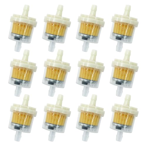 Zorfeter 3/16" Universal Gas Inline Fuel Filters, 12 Pcs - size: 3/16"-12pcs
