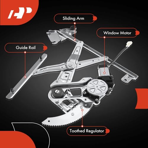 A-Premium Front Passenger Side Power Window Regulator with Motor (2-Pin) - style: Front Passenger