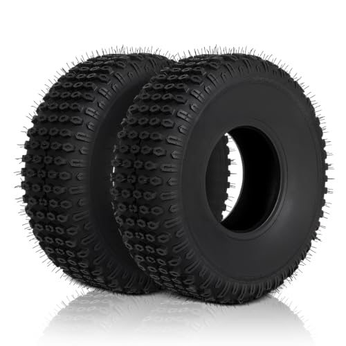 TUFFIOM 20x7-8 ATV UTV tires for All-Terrain, 20x7-8/4 PR Mini Bike Tires with Good Longitudinal Traction and Reversing Performance on Mud, Sand and Rocks, Tubeless,Set of 2 - size: 20X7-8 4PR (2 pack)