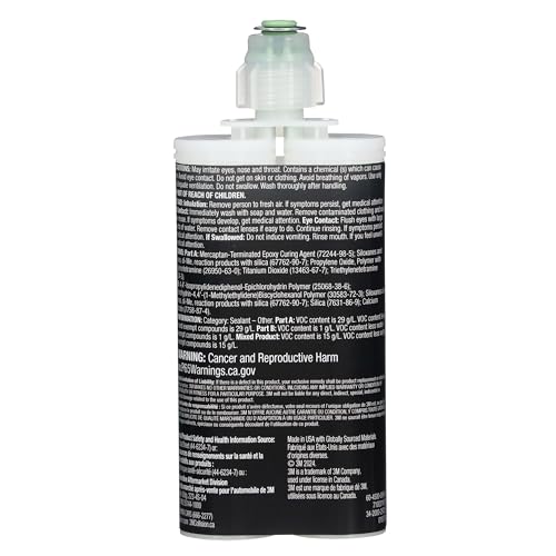 3M OEM Match Epoxy Seam Sealer 08524, White, 200 ml, Medium-Bodied - color: White
