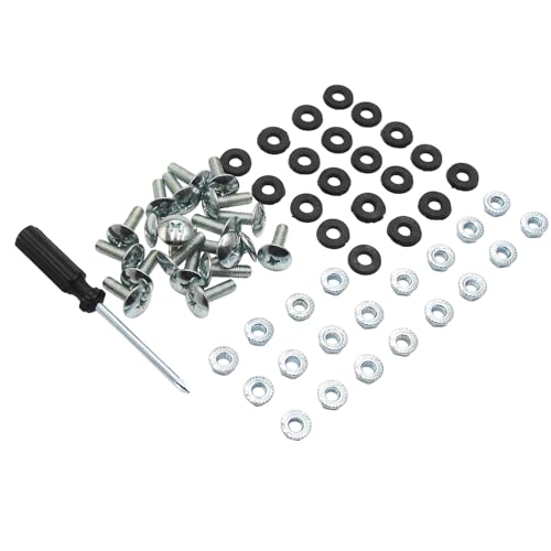 ATV Quad Plastic Body Fender Set of 20 with M6 Bolts, Washers & Nuts for 50cc-250cc Models M6 x 16