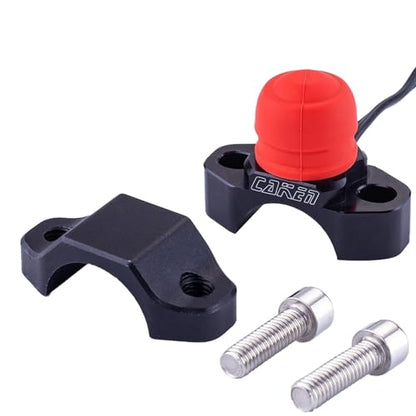 Motorcycle ATV Water Proof Engine Start Stop Kill Switch Button - color: Black