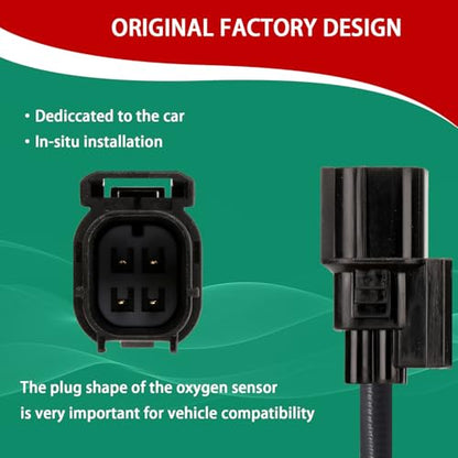 250-24785 O2 Sensor Downstream Front & Rear 2PCS for Acura Honda - size: (2 PCS) 250-24785