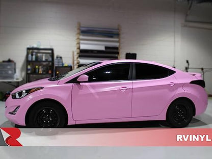 RVINYL Avery Dennison SW900 514-O Satin Bubblegum Pink Supreme Wrapping Film Vinyl Vehicle Car Wrap Sheet Roll - (24in x 60in w/Application Card) - color: Satin Bubblegum Pink, size: 2ft x 5ft