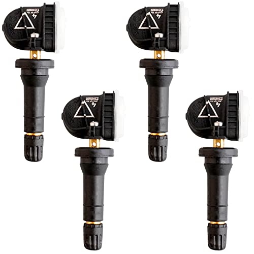 433MHz 4Pcs Tire Pressure Monitoring System Sensor (TPMS) Snap-in Replacement for 13598773 13589601 13540602 13589256 - color: TPMS-13598773