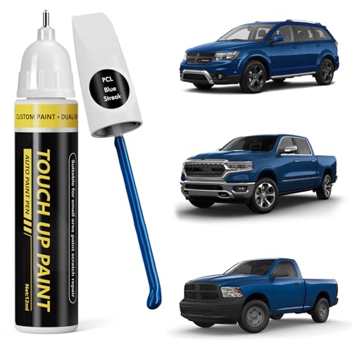 (Blue Streak (PCL) Car Touch Up Paint for Dodge Ram - color: Blue Streak (PCL) for 2025 RAM 1500/2024 RAM 1500/2023 RAM 1500/2025 RAM 2500/2024 RAM 2500/2025 RAM 3500