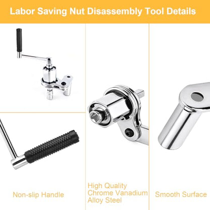Torque Multiplier Wrench Set, Heavy Duty Labor Saving Lug Nut Remover