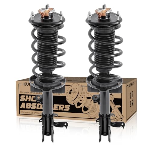 KUIPERAUTO Front Pair Complete Struts Assembly Coil Spring 172561 Compatible with 2011-2012 Honda Odyssey Replace 172560 - size: 2x Front Struts, style: 2011-2012