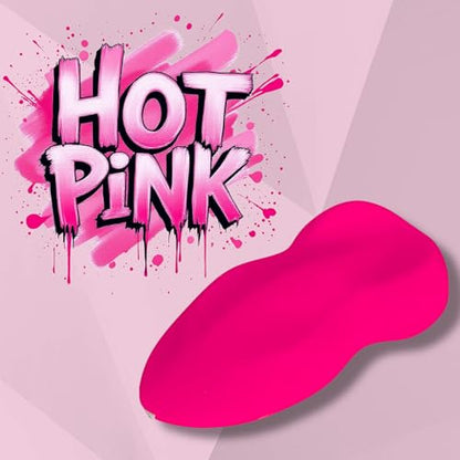 LiME LiNE Premium Automotive Basecoat Aerosol Spray Paint - Fast Drying- Custom Paint, Must Be Clearcoated! (Neon Hot Pink) - color: Neon Hot Pink