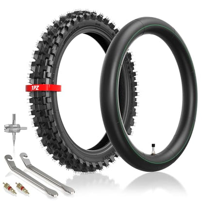 1PZ 70/100-17 2.75-17 Tire and Inner Tube for KLX125 KLX140 KX85 TTR125