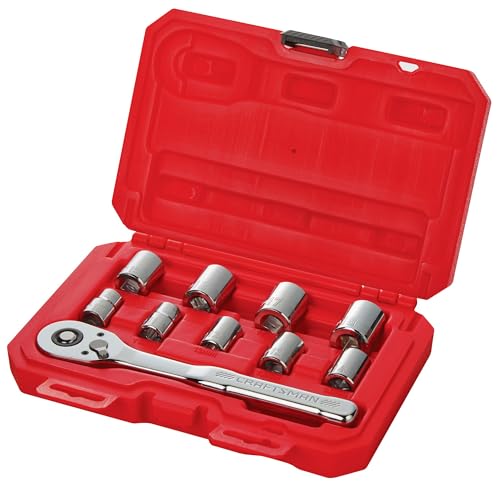 CRAFTSMAN Mechanics Tool Set, Metric, 3/8 Inch Drive, 10 Piece (CMMT34564)