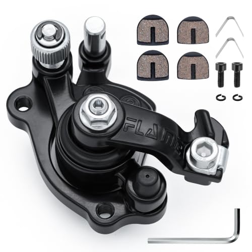 Front Rear Disc Brake Caliper Pads Assembly for Razor MX650 MX500 - color: Black