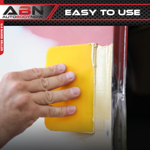 ABN 5in Plastic Body Filler Spreaders 25 Pack Flexible Putty Applicators for Automotive & Repair Use
