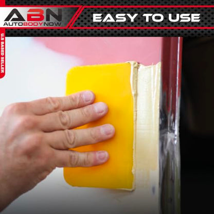 ABN 5in Plastic Body Filler Spreaders 25 Pack Flexible Putty Applicators for Automotive & Repair Use