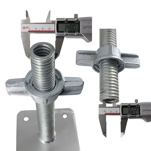 Adjustable Support Jack, 17" - 25" Adjustment Range - size: 17-25