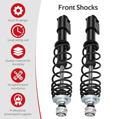 JAVIK 2 Pcs Front Shocks For Can-Am Outlander 330 2x4/4x4 2005 Outlander 400 2005-2014(Exclude Max Edition)