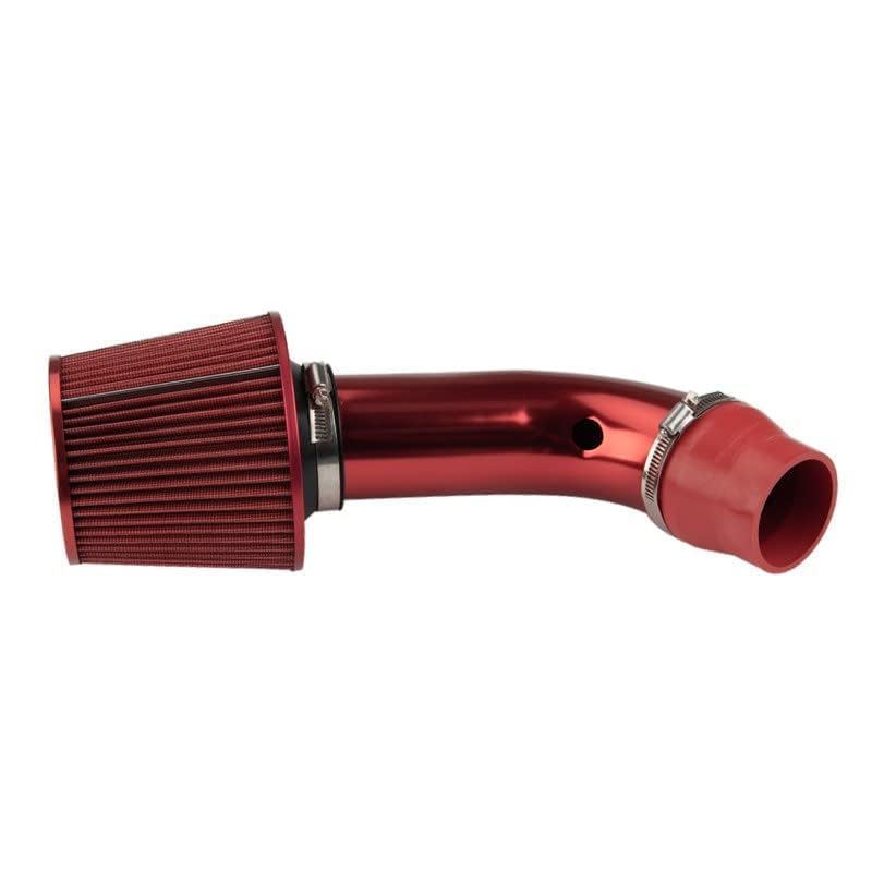PHILTOP 3" Universal Cold Air Intake Kit (Red) - color: Red, size: Universal Cold Air Intake Kit Red