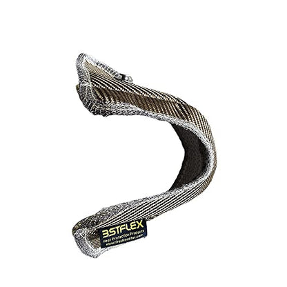 Titanium 38mm External Turbo blanket for Wastegate Heat Shield Cover Kit Fiberglass Jacket Bag Turbocharger (38mm) - size: 38mm