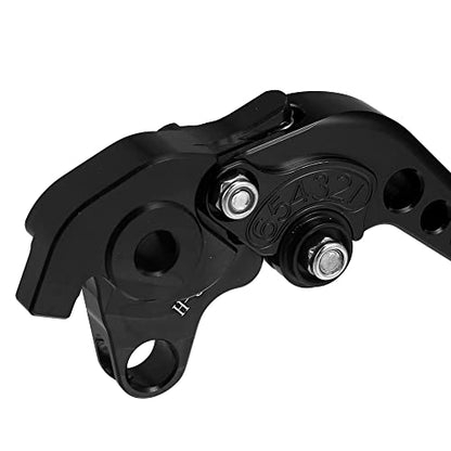 X AUTOHAUX 1 Pair Motorcycle Brake Clutch Levers Adjustable Folding CNC for Honda CBR1000RR CBR 1000RR FIREBLADE SC57 2004-2007 for CB1000R 2008-2016 Black - color: Black