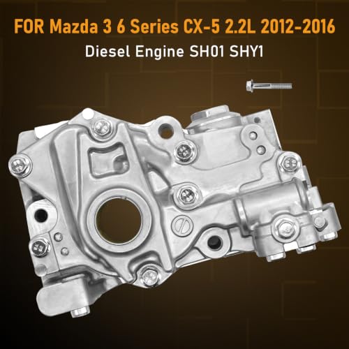 SH01-14-100A Oil Pump for Mazda CX-5 2.2 20 12 20 13 20 15 2016 Pump Oil for Mazda 3 6 Series CX5 2.2L 2012-2016, SH01 14 100A Pump Oil Diesel for Mazda SH01 SHY1