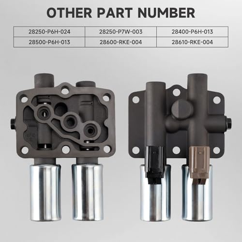 Bruce & Shark Complete Transmission Solenoid Kit for Honda Accord/Odyssey 1998-2006, Acura CL 2001-2003, Pilot 2003-2007, Replaces 28600-RKE-004 28400-P6H-013