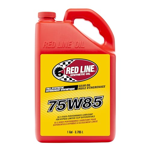 Red Line 50105 75W85 GL-5 Full Synthetic Gear Oil for Hypoid Limited Slip Differentials - 1 Gallon - color: Gallon, size: 1