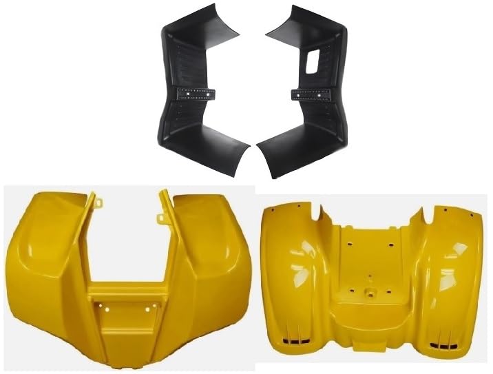 Plastic body for Kazuma Meerkat Redcat Terminator 50CC with feet guards ATV HINSEM 50-70cc (Yellow) - color: Yellow