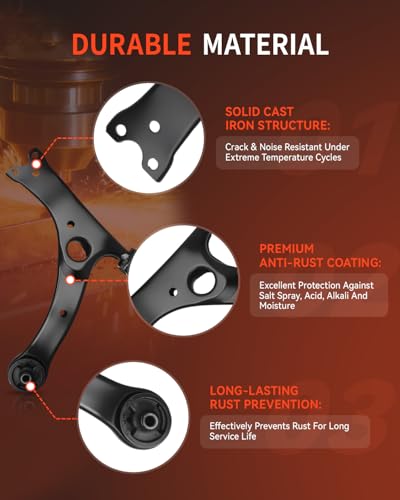 Front Train End Suspension Kit, Control Arm w/Ball Joint, 10PCS - size: CAK1083